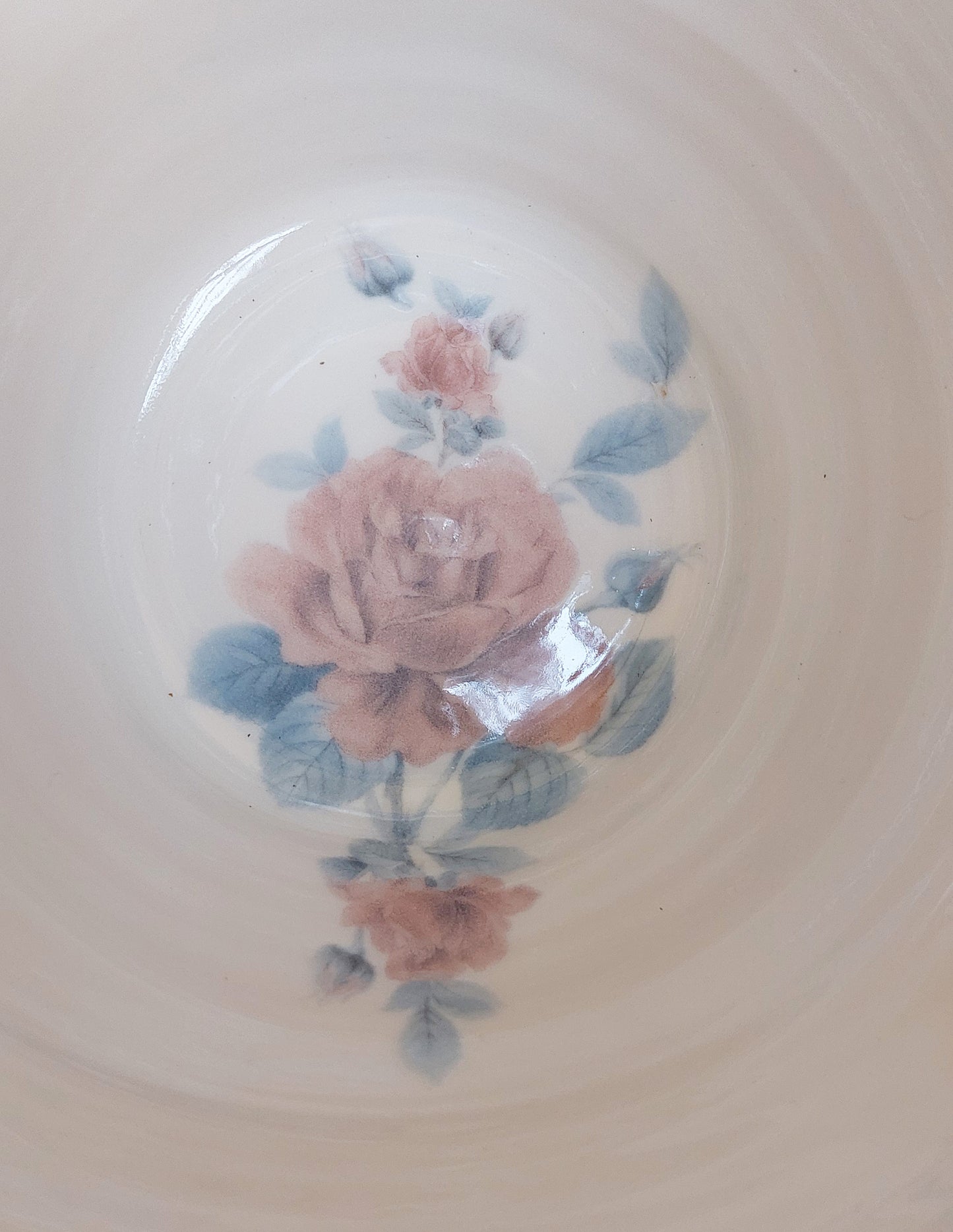 Large Floral Pierced Rose Vessel