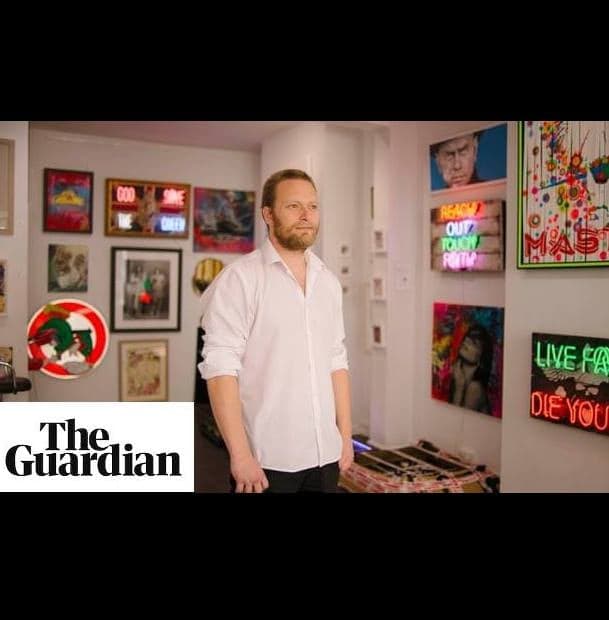 Guardian interview with Dan Martin at Fleek Gallery