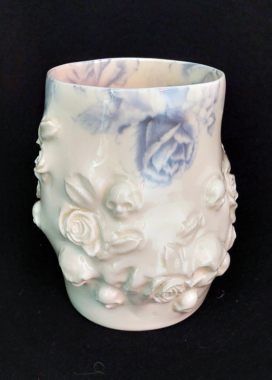 Anja-Lubach-Rose-Skull-Vase-11x14