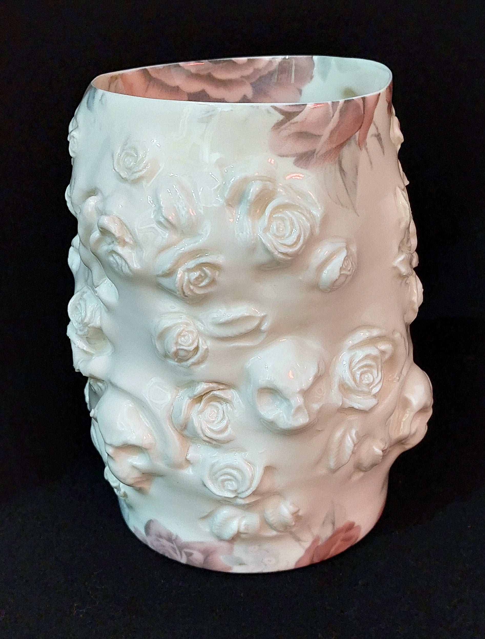 Anja-Lubach-Rose-Skull-Vase-12x16