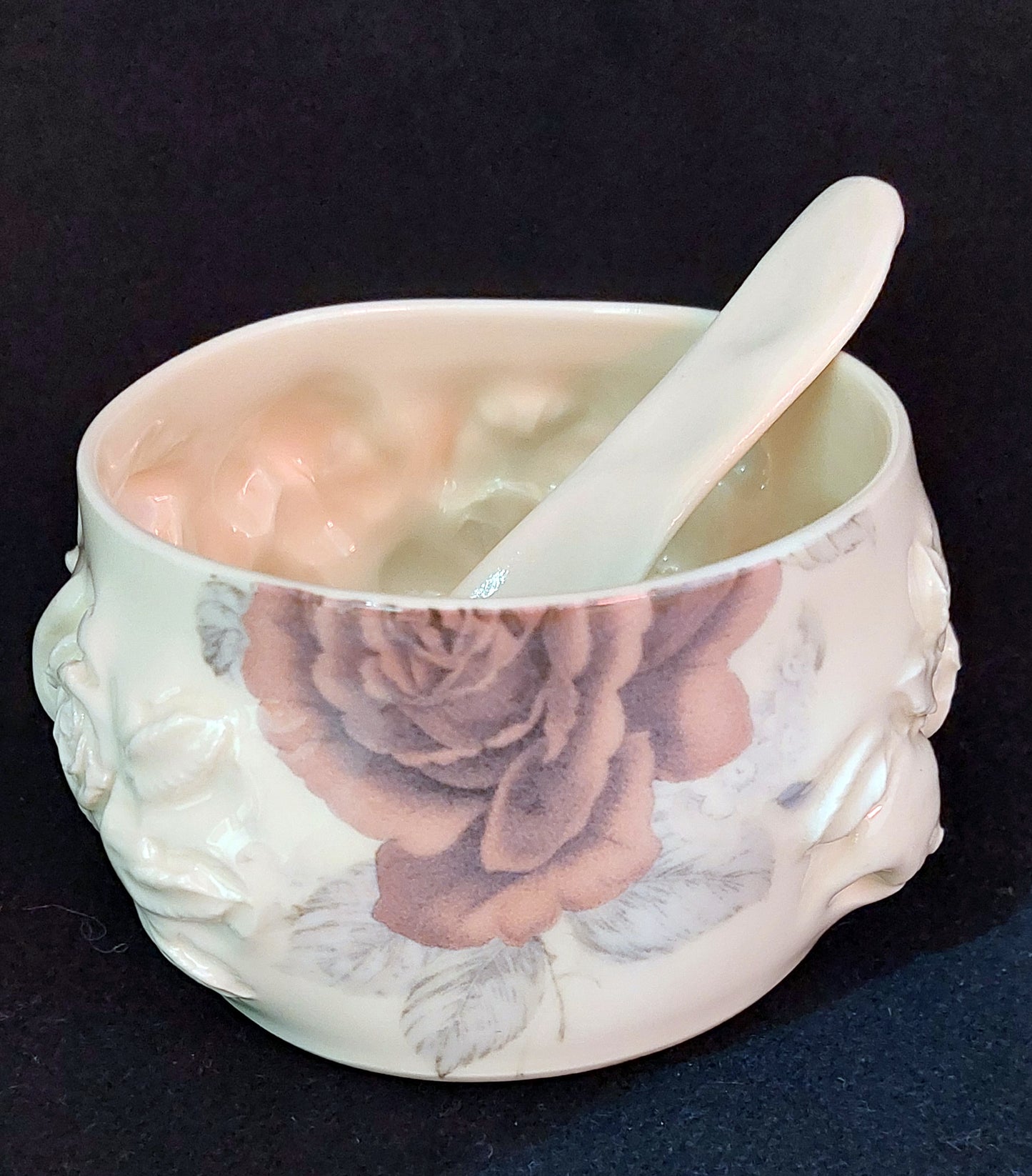 Skull and Rose Dish and Spoon