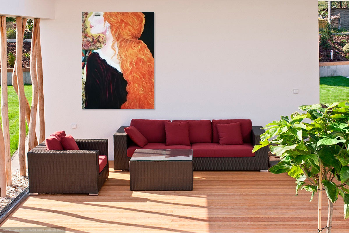 Girl in the Velvet Dress